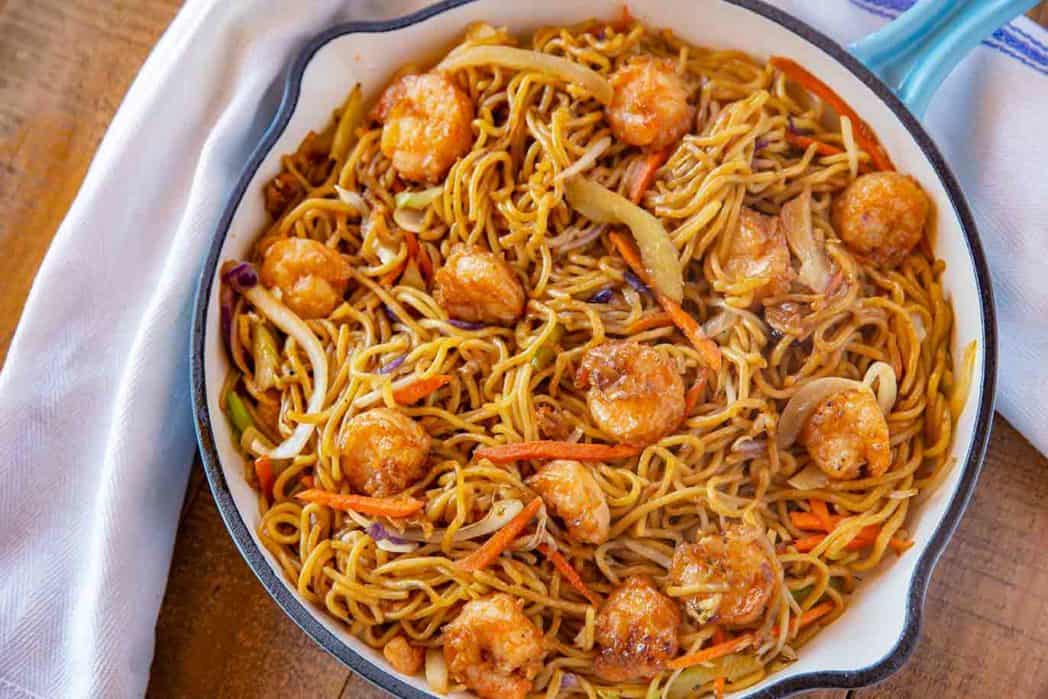 Shrimp Chow Mein Recipe [VIDEO] Dinner, then Dessert