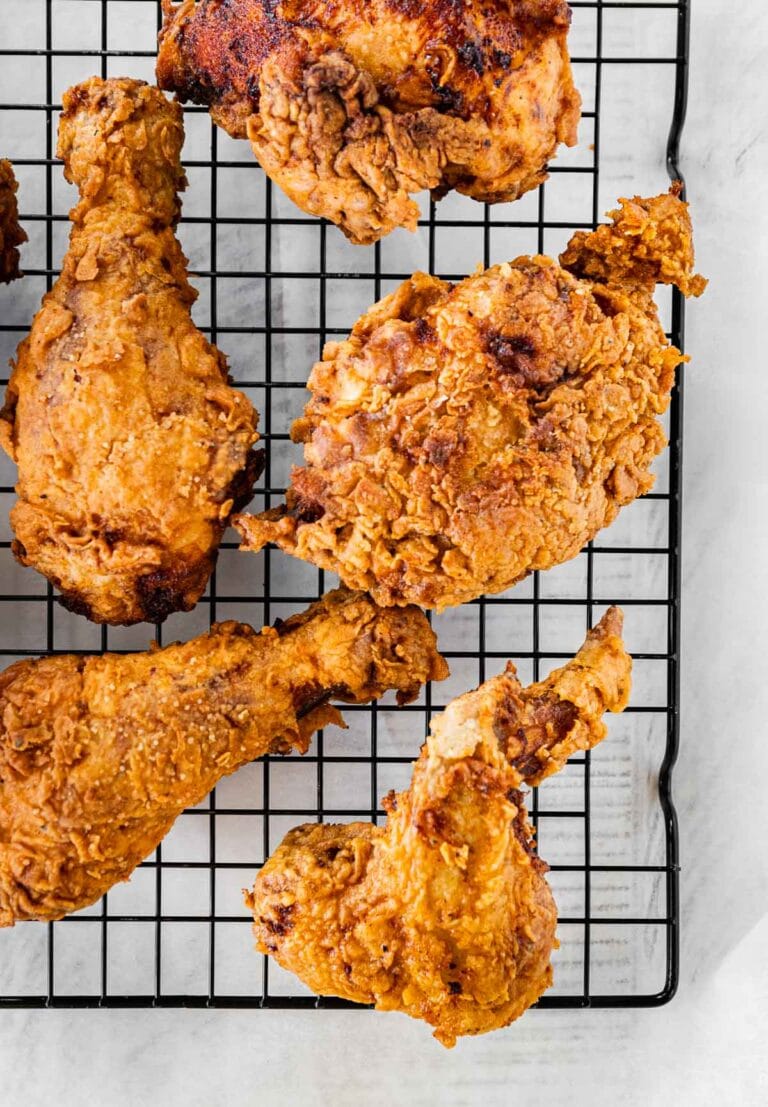 Super Crispy Fried Chicken Recipe Dinner, then Dessert