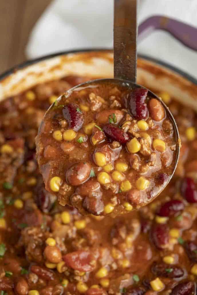 Easy Slow Cooker Chicken Taco Soup (No Chopping) + Video - Kristine's  Kitchen