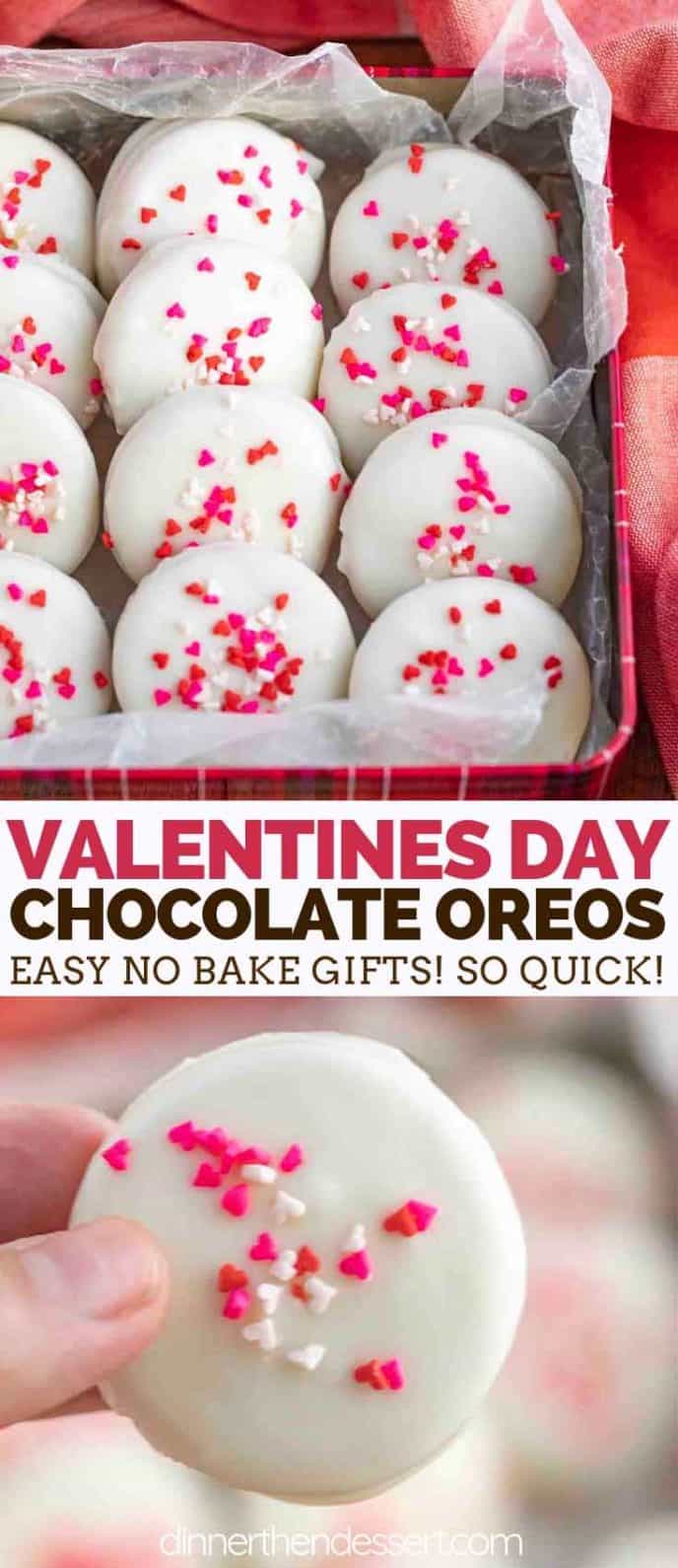 Valentines Day Chocolate Oreos