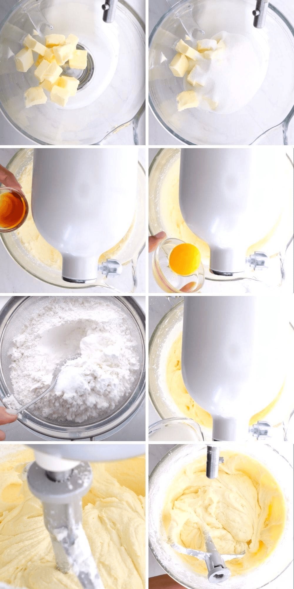 Making cake batter steps