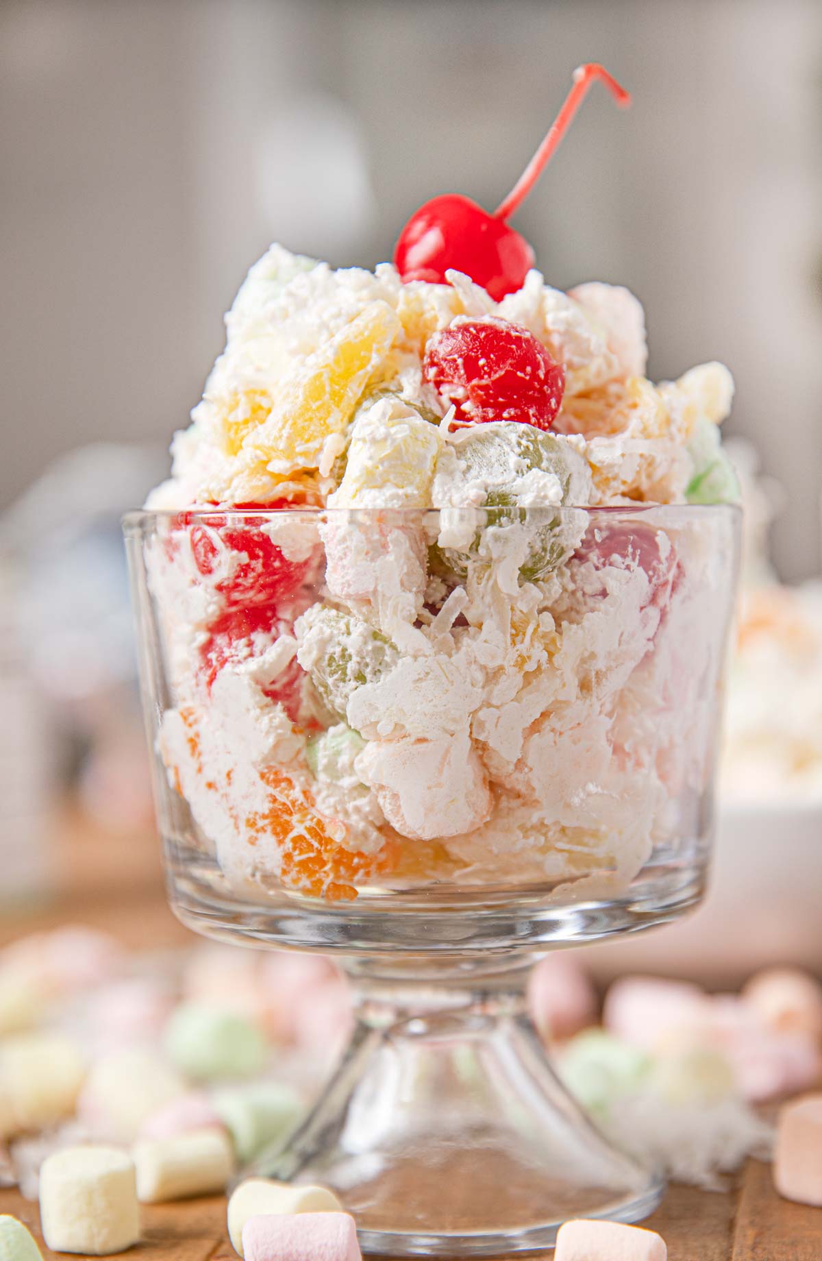 Ambrosia Salad Recipe Marshmallows And Fruit Dinner Then Dessert