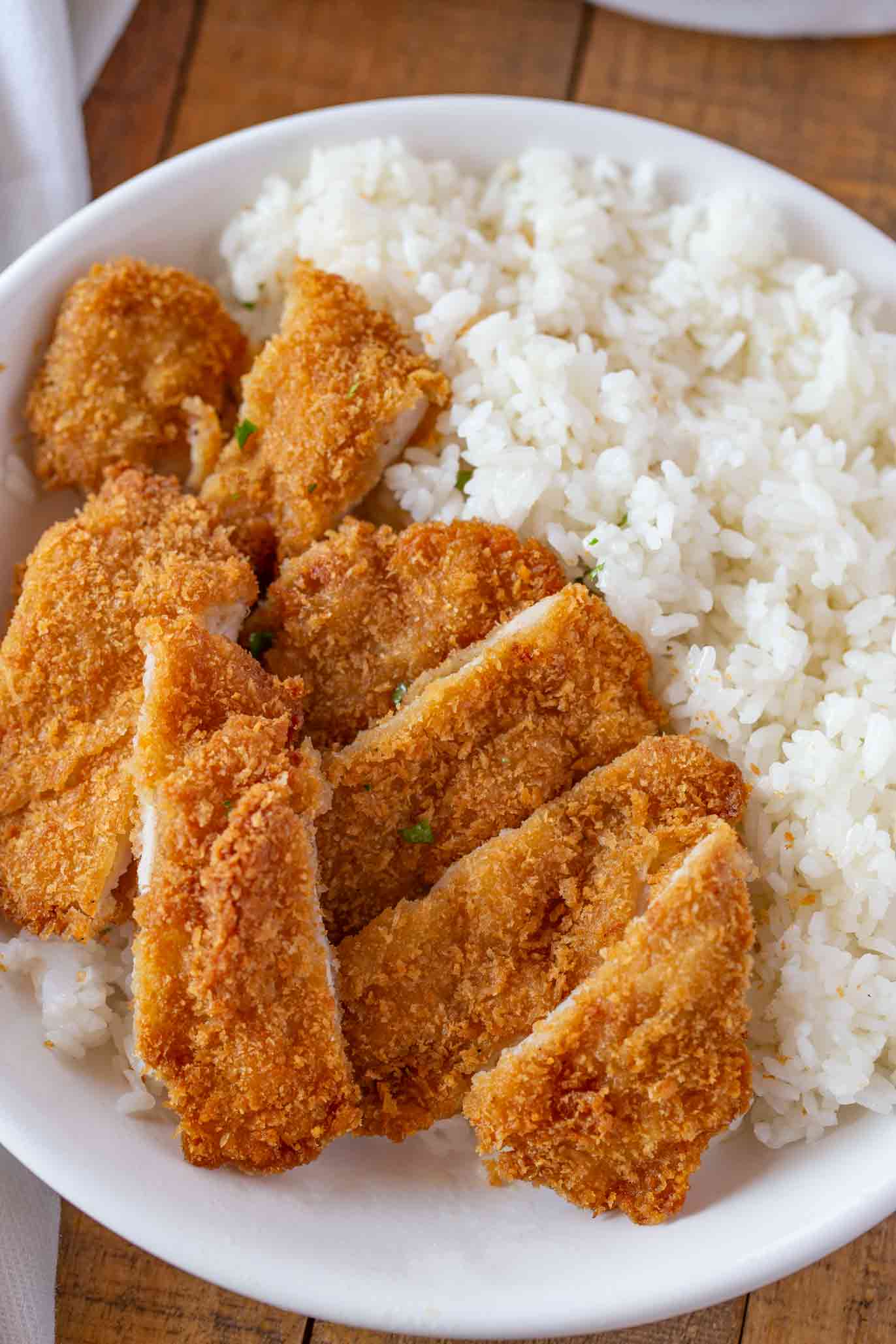 Chicken Katsu Dinner Then Dessert