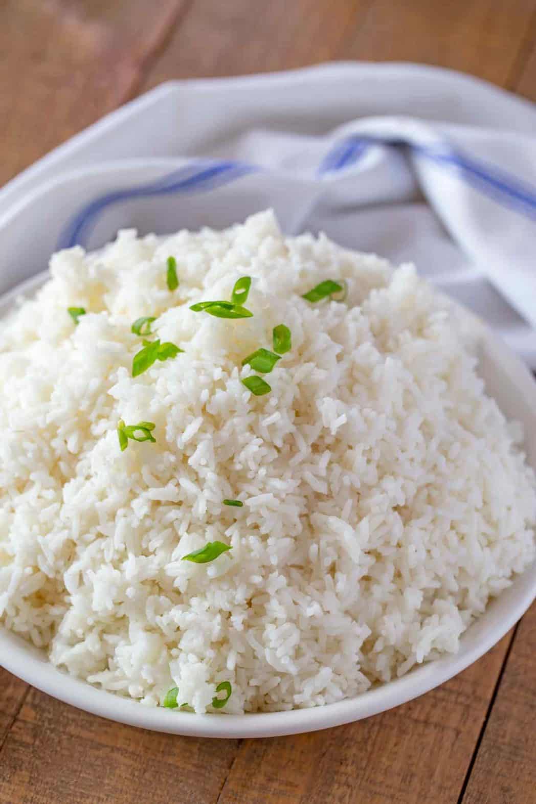 Chinese Steamed Rice Dinner, then Dessert