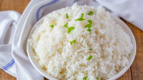 Chinese Steamed Rice - Dinner, then Dessert