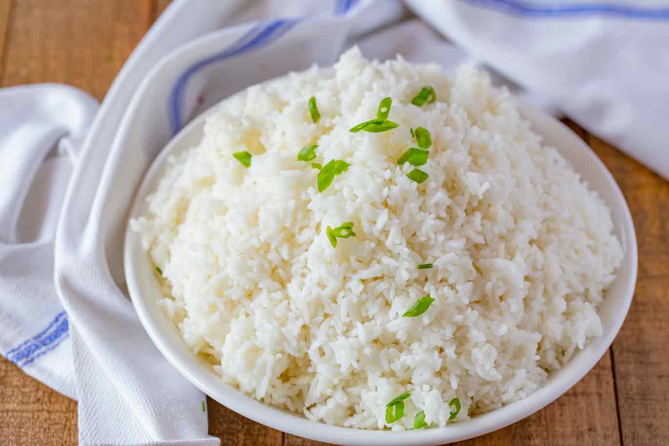 Chinese Steamed Rice - Dinner, then Dessert