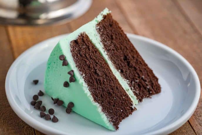 Chocolate Cake with Mint Buttercream