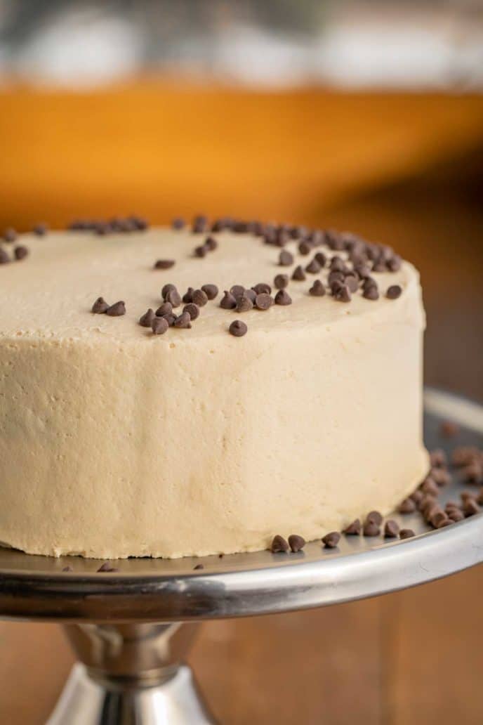 Chocolate Cake with Peanut Butter Frosting