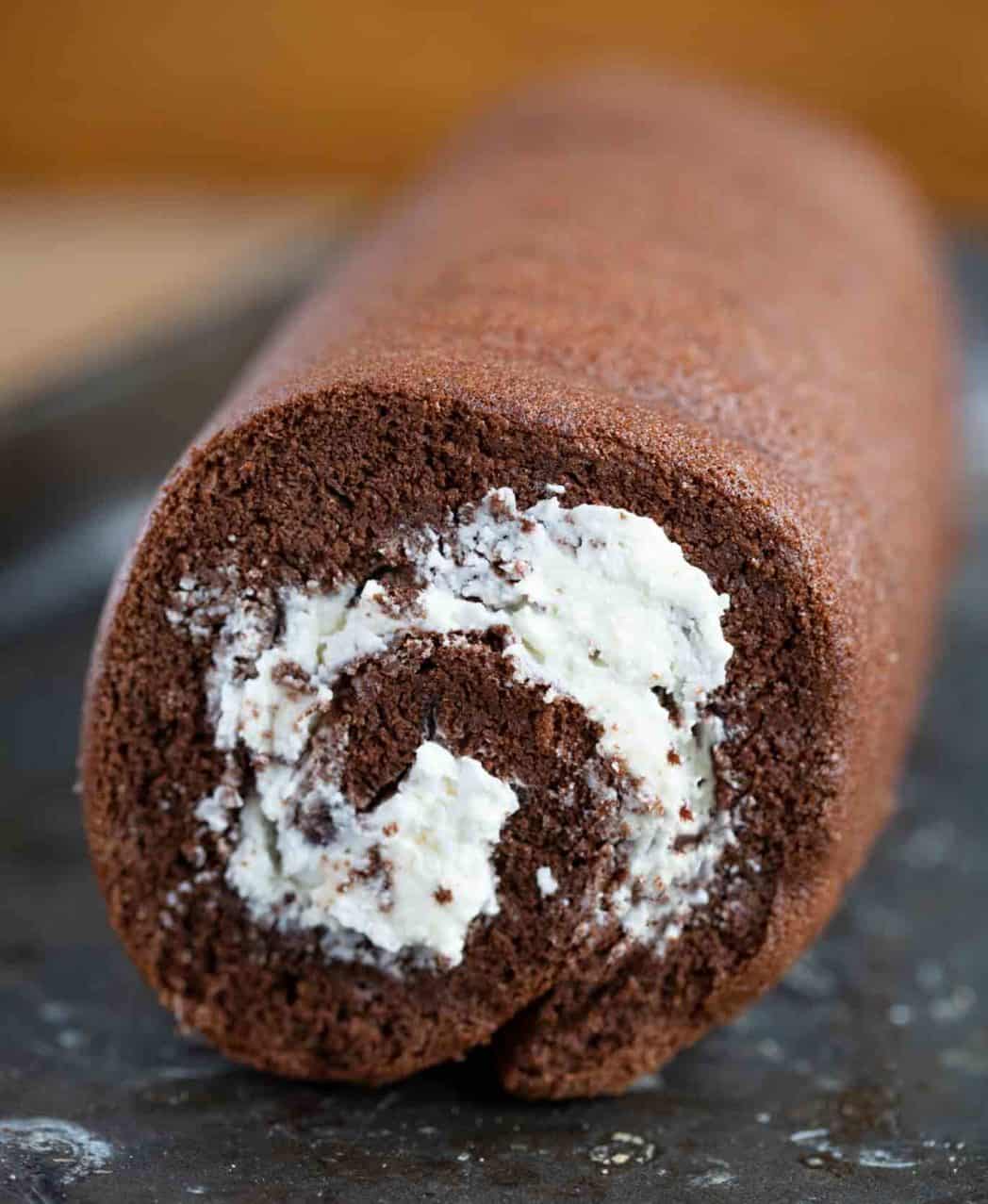 Chocolate Cake Roll (Swiss Roll) - Dinner, Then Dessert