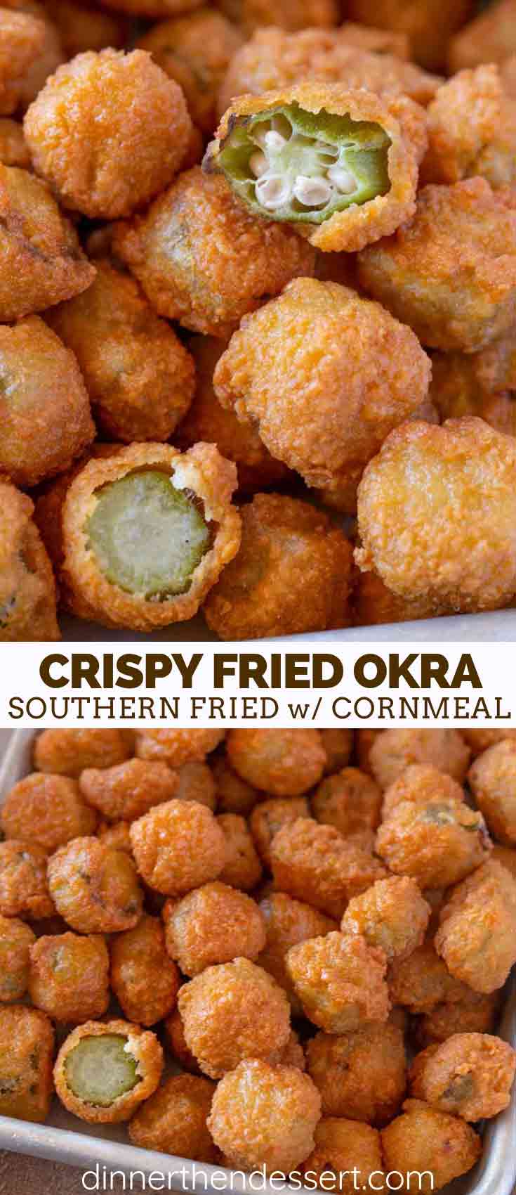 Southern Fried Okra - Dinner, then Dessert