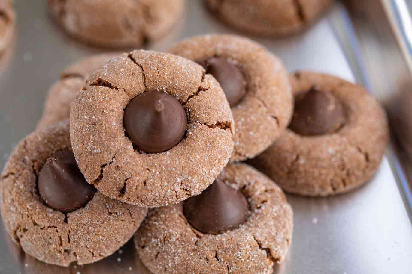 Hersheys Chocolate Kiss Cookies 