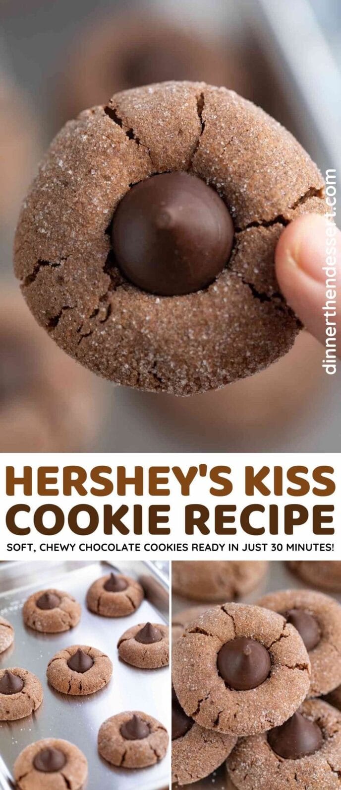 Hershey's Kiss Chocolate Cookies