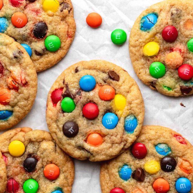 Cookies on baking sheet
