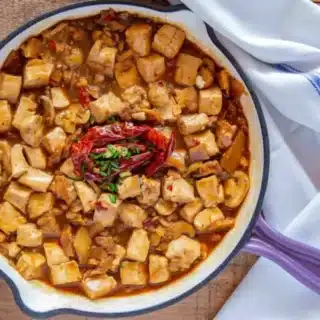 finished dish in skillet