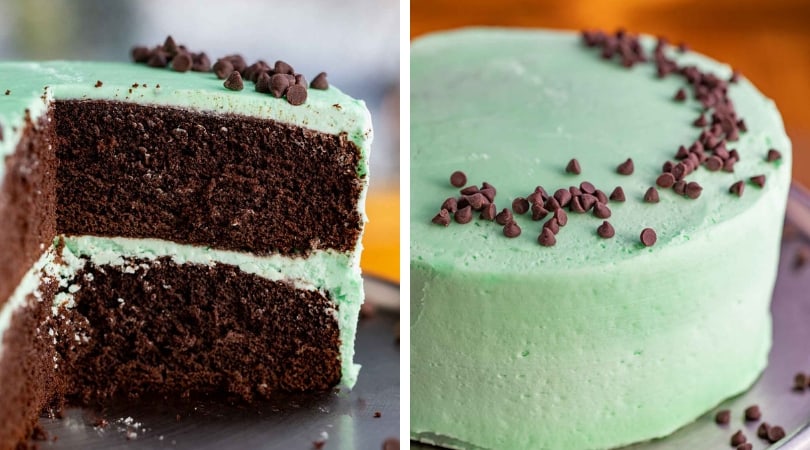 Homemade Chocolate Peppermint Cake - The Country Cook