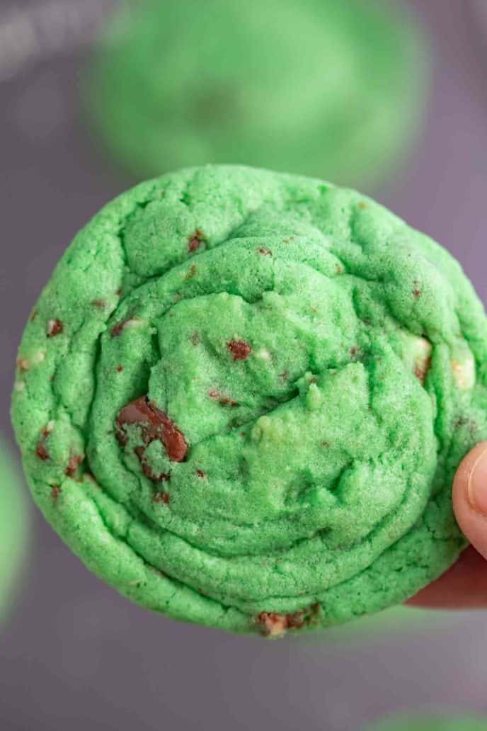 Mint Chip Cookies