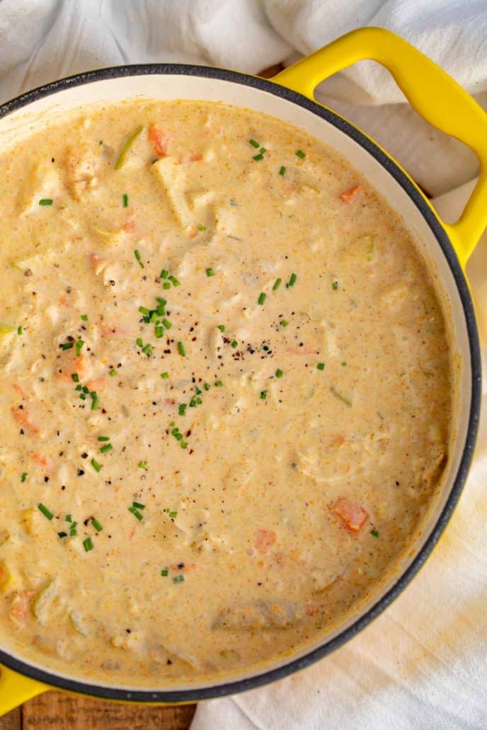 Easy Chicken and Rice Soup Recipe - Dinner, then Dessert