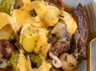 Cheesy Philly Pot Roast