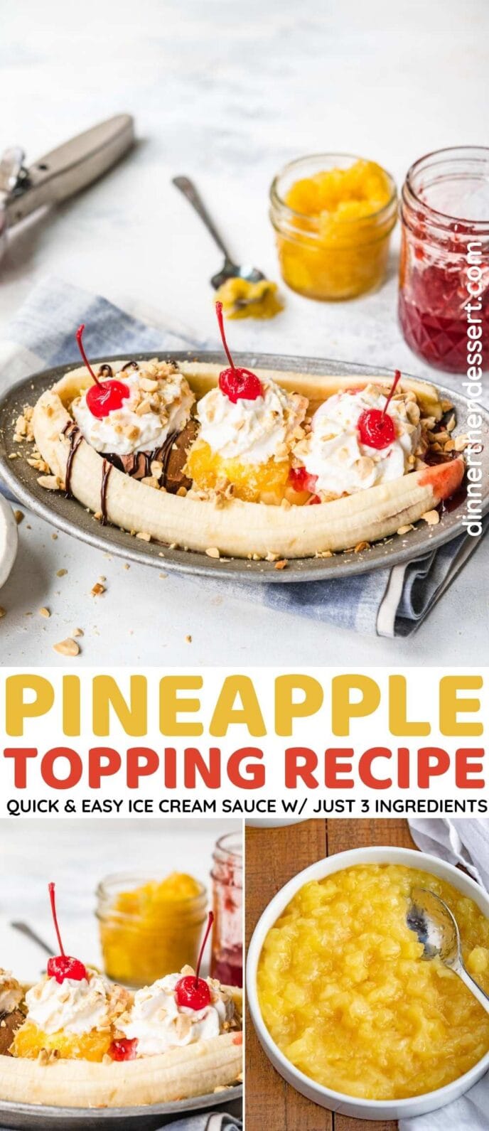 Pineapple Topping Collage