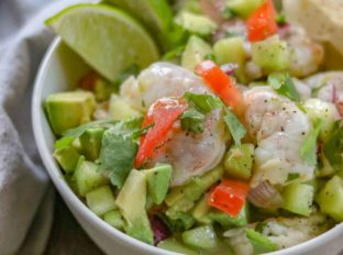 Easy Shrimp Ceviche - Dinner, then Dessert