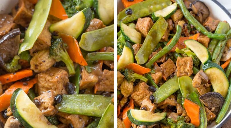 Tofu Stir-Fry - Dinner, then Dessert
