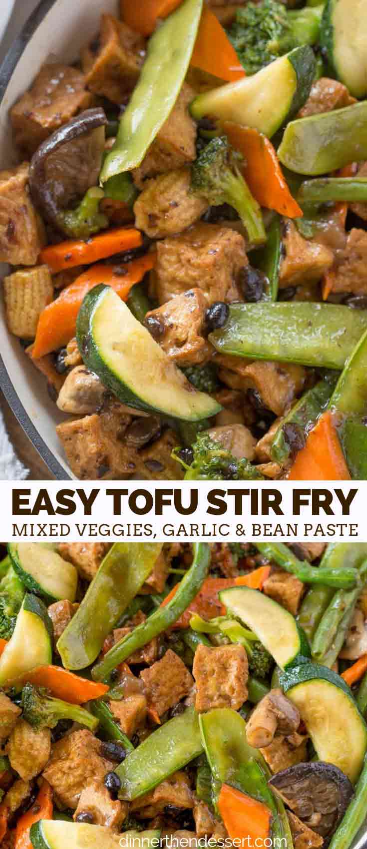 Tofu Stir-Fry - Dinner, then Dessert