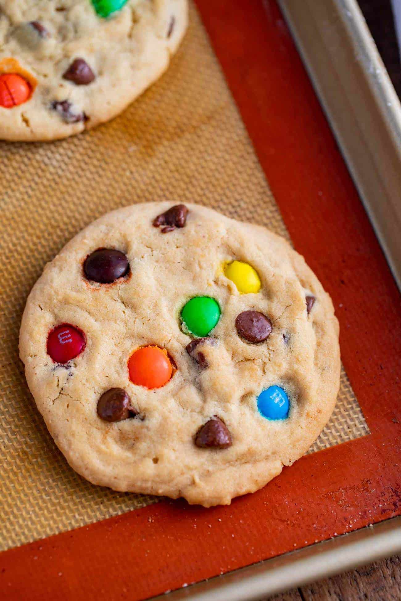 M&M Cookies - Dinner, then Dessert