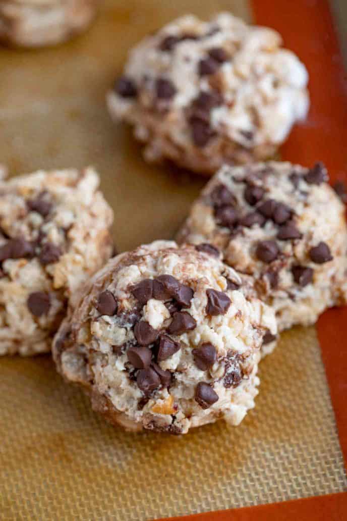 No Bake Avalanche Cookies with Chocolate Chips