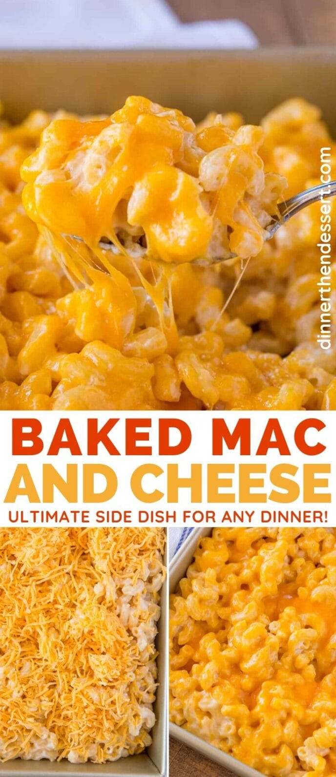 Baked Mac and Cheese collage