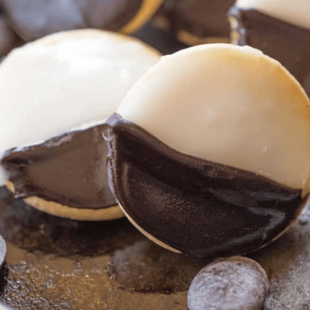 cookies that are black and white