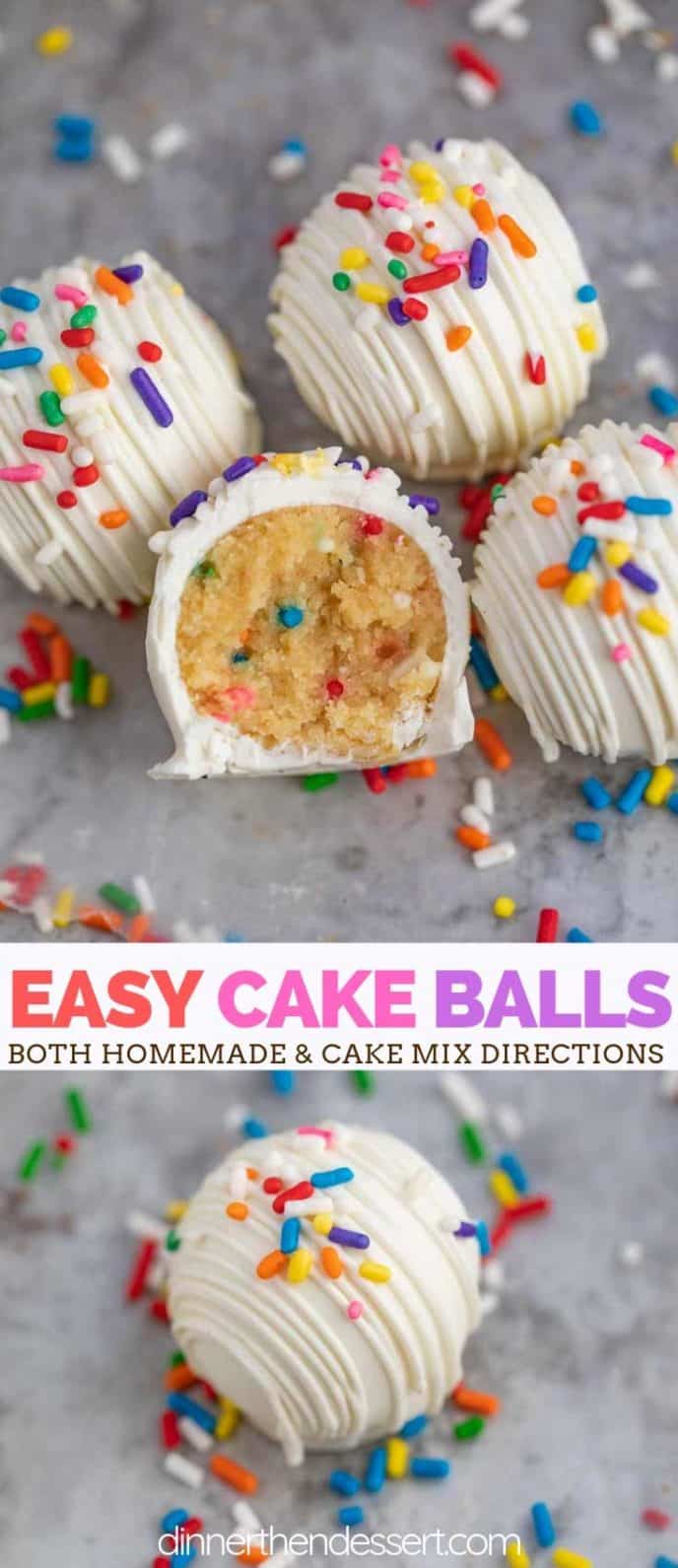 Cake Balls Cake Truffles Dinner Then Dessert