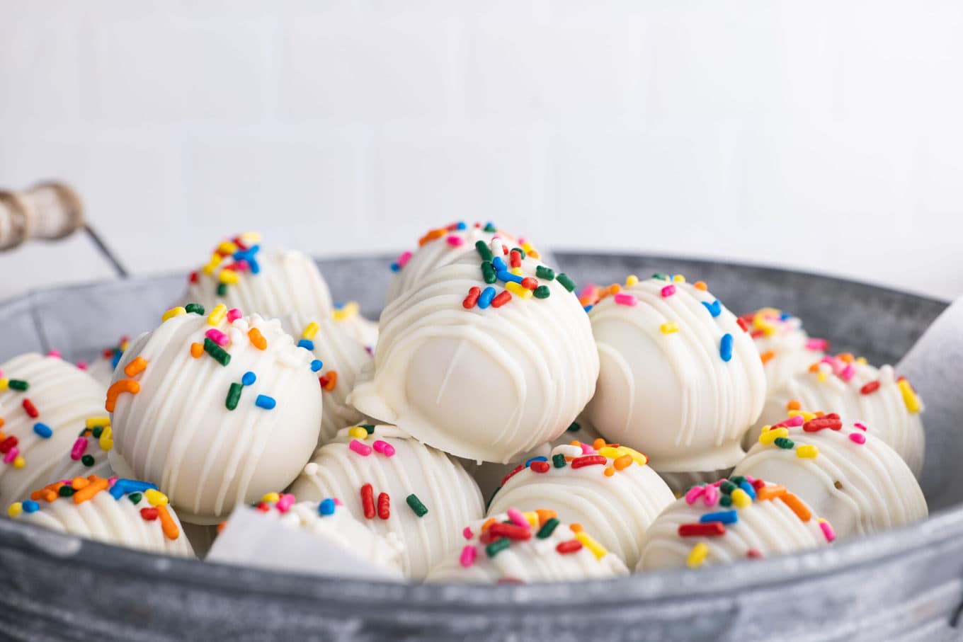 Cake Balls in serving bowl