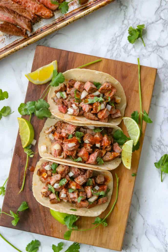 Carne Asada Taco Recipe with Flank Steak