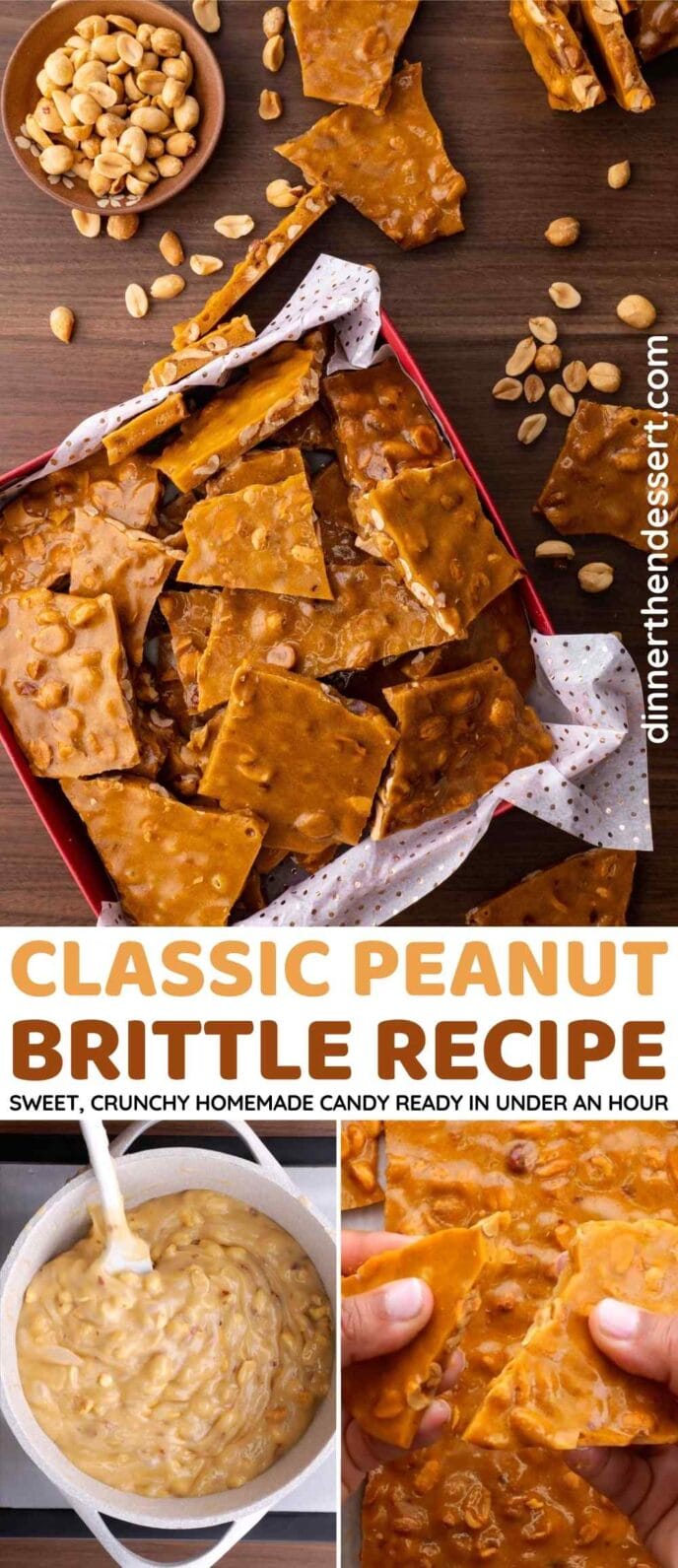 Classic Peanut Brittle Collage