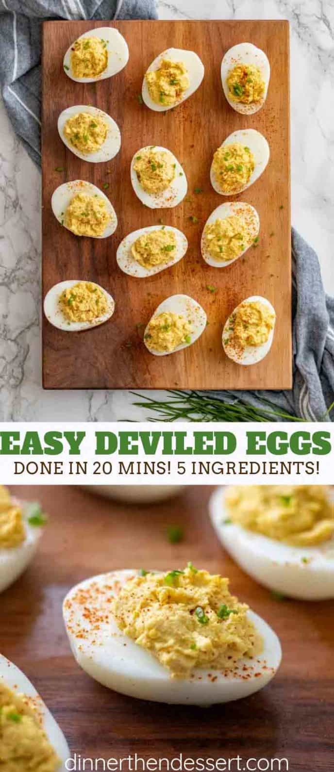 Easy deviled eggs recipe