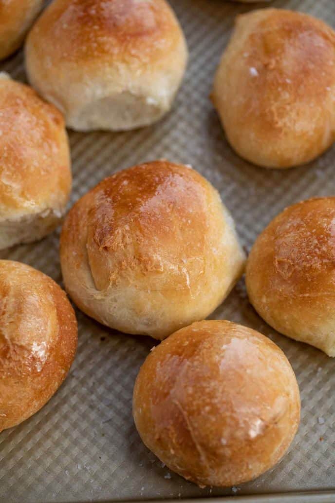 Crusty French Bread Rolls - Dinner, then Dessert