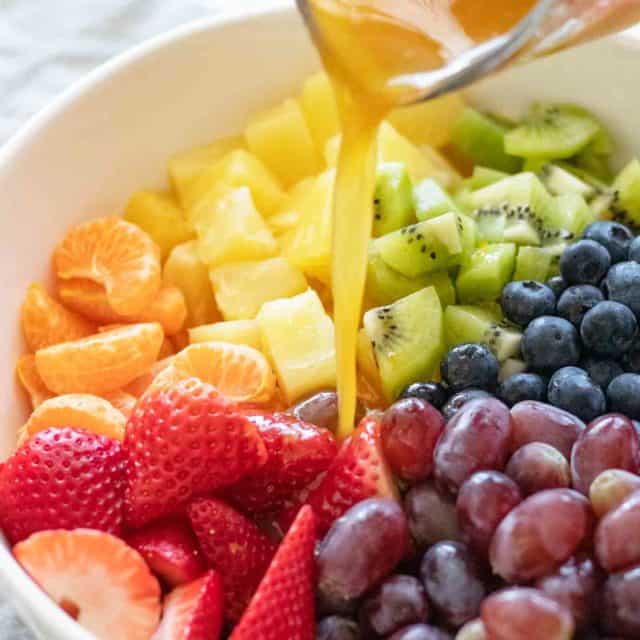 Fruit Salad with Dressing