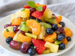 Fruit Salad with citrus honey dressing
