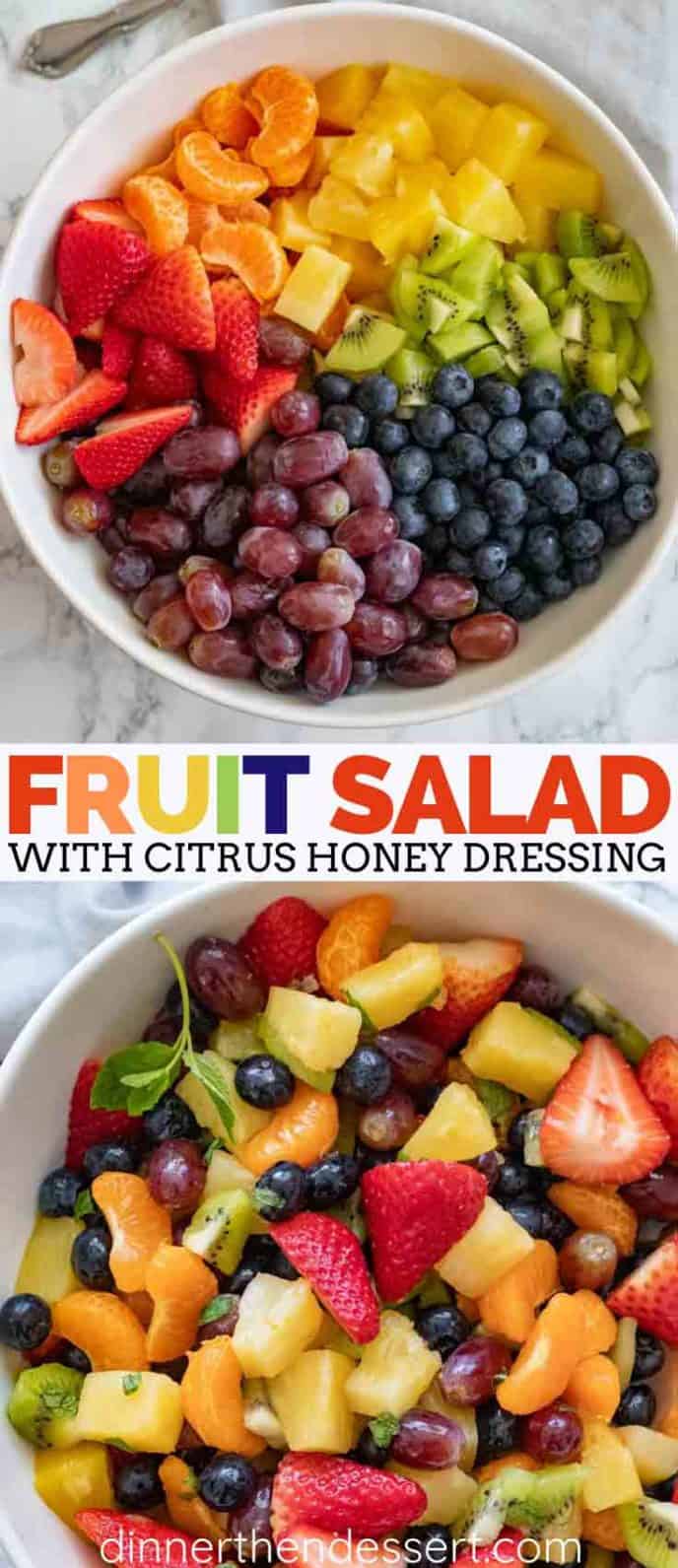 Easy Fruit Salad Dinner Then Dessert