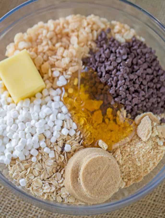 Chewy Granola Bar Ingredients