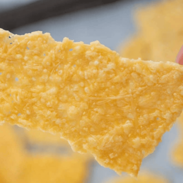 Hand holding crisp