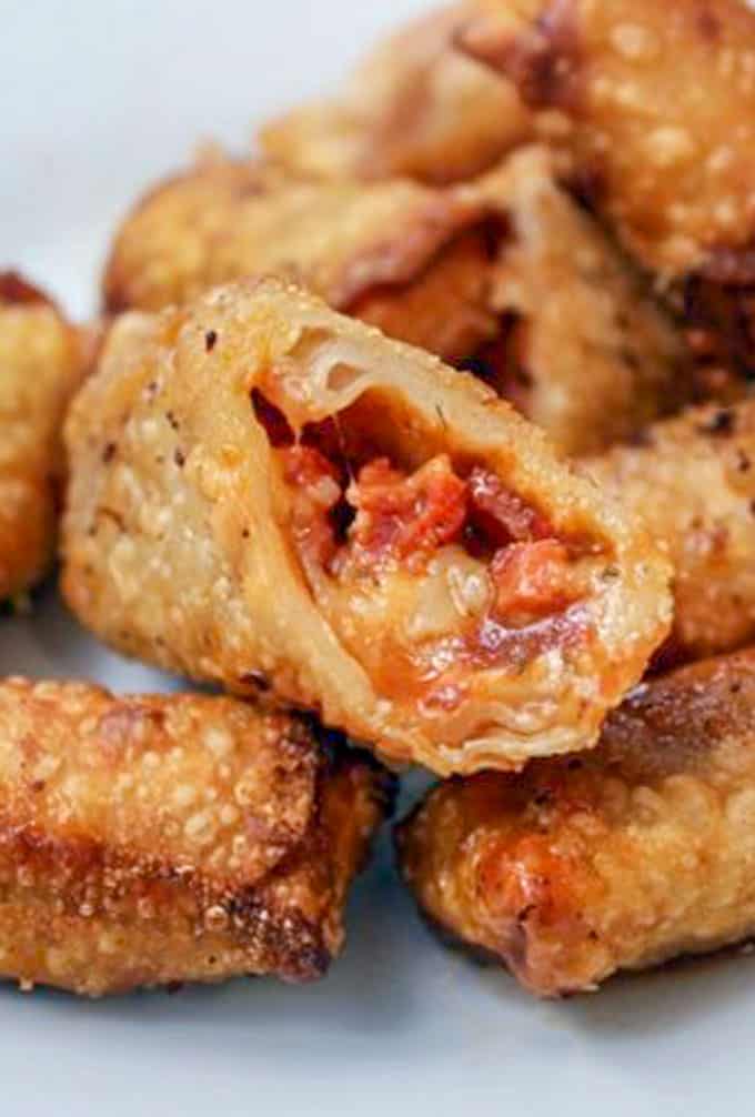 fried pizza rolls