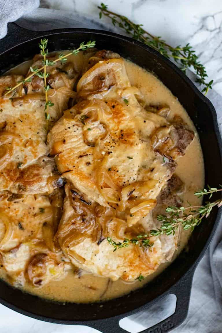 southern style smothered pork chops