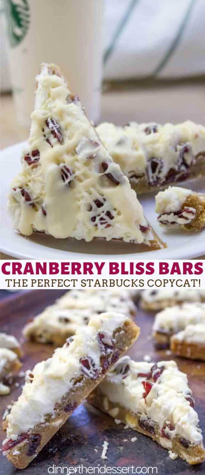 Copycat Cranberry Bliss Bars