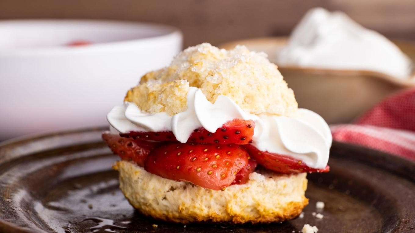 Strawberry Shortcake on plate