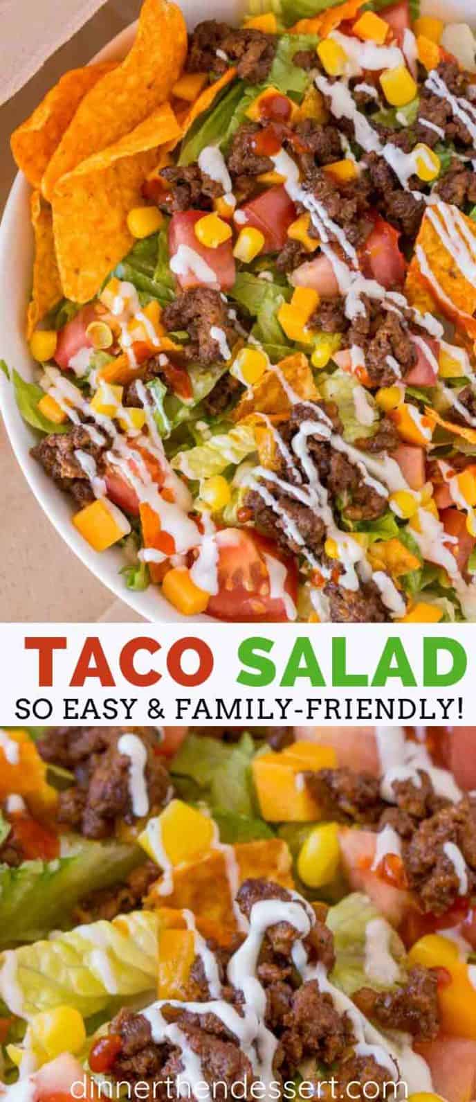 EASY Taco Salad Recipe (20 minutes!) - I Heart Naptime