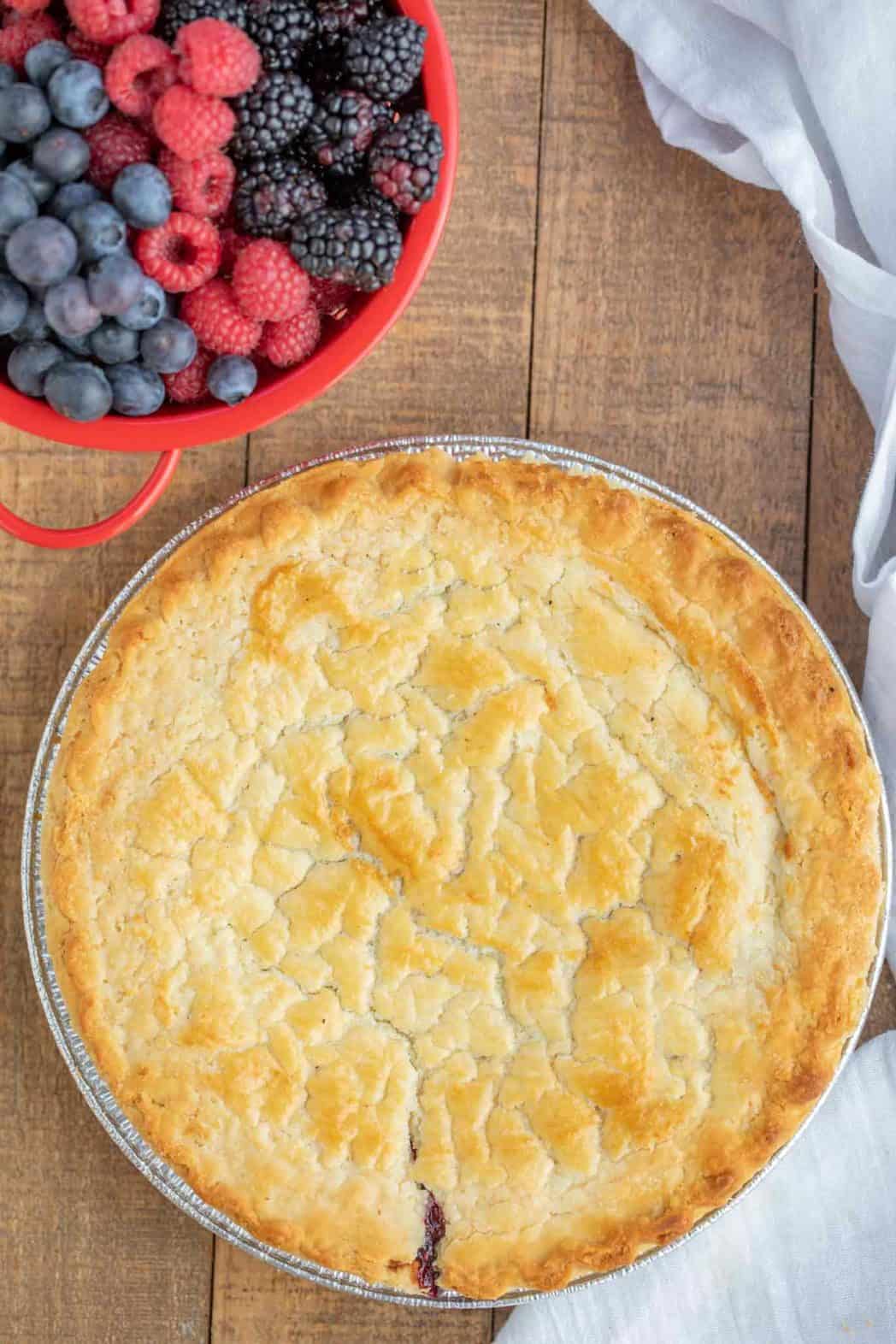 Mixed Berry Pie Recipe [VIDEO] Dinner, then Dessert