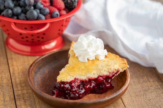 Mixed Berry Pie Recipe [VIDEO] - Dinner, then Dessert