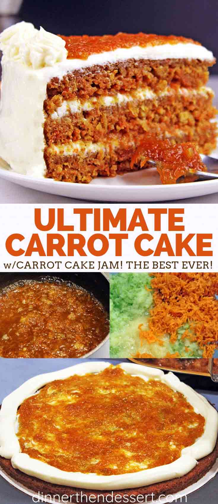 Ultimate Carrot Cake (with Carrot Cake Jam) [VIDEO] - Dinner, then Dessert