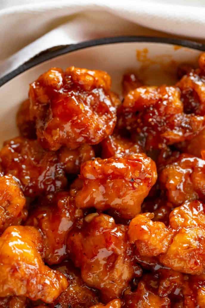 Healthier EASY! Baked Orange Chicken - Dinner, then Dessert